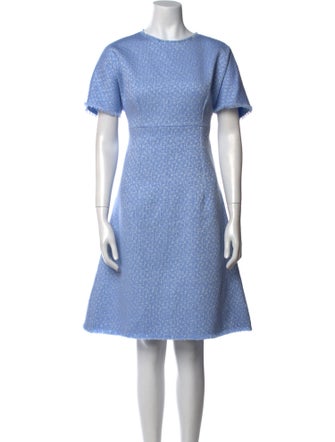 Dolce & Gabbana Virgin Wool Knee-Length Dress