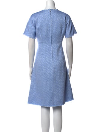 Dolce & Gabbana Virgin Wool Knee-Length Dress