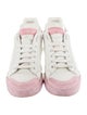 Dolce & Gabbana Leather Colorblock Pattern Sneakers