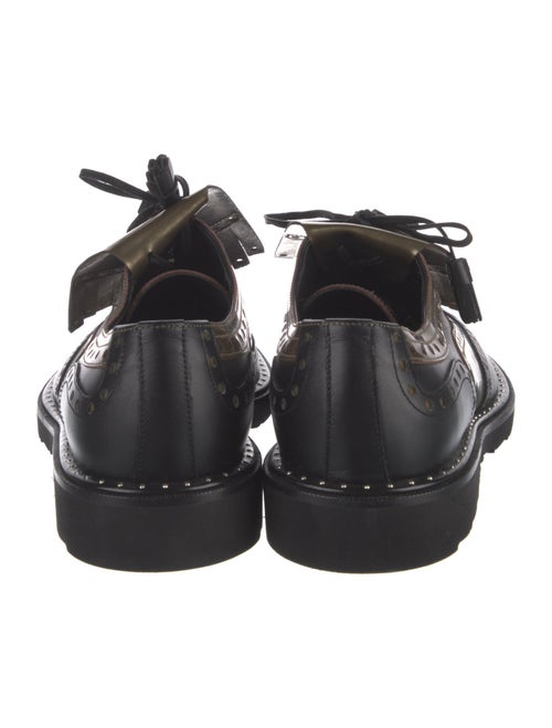 Dolce & Gabbana Leather Colorblock Pattern Sneakers