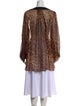 Dolce & Gabbana Animal Print Scoop Neck Tunic