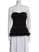 Dolce & Gabbana Wool Strapless Top