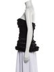 Dolce & Gabbana Wool Strapless Top