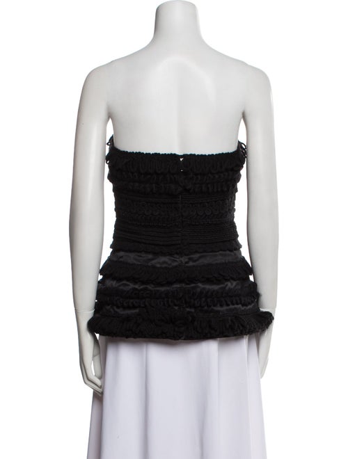 Dolce & Gabbana Wool Strapless Top