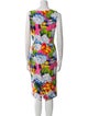 Dolce & Gabbana Floral Print Midi Length Dress