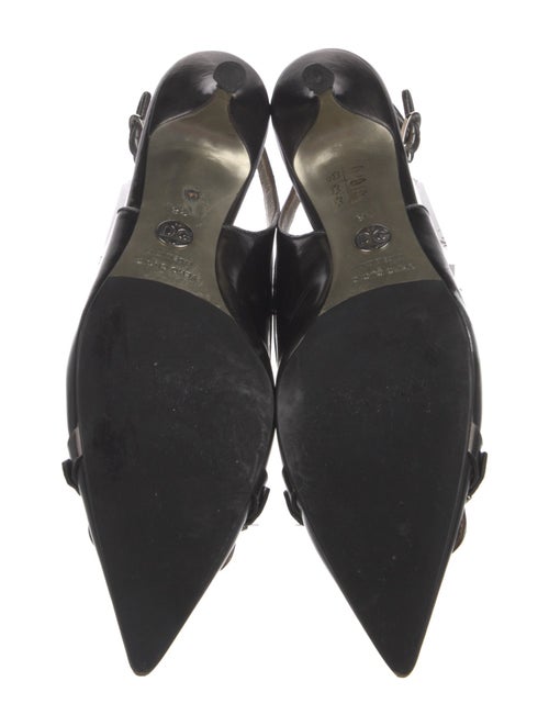 Dolce & Gabbana Leather Slingback Pumps