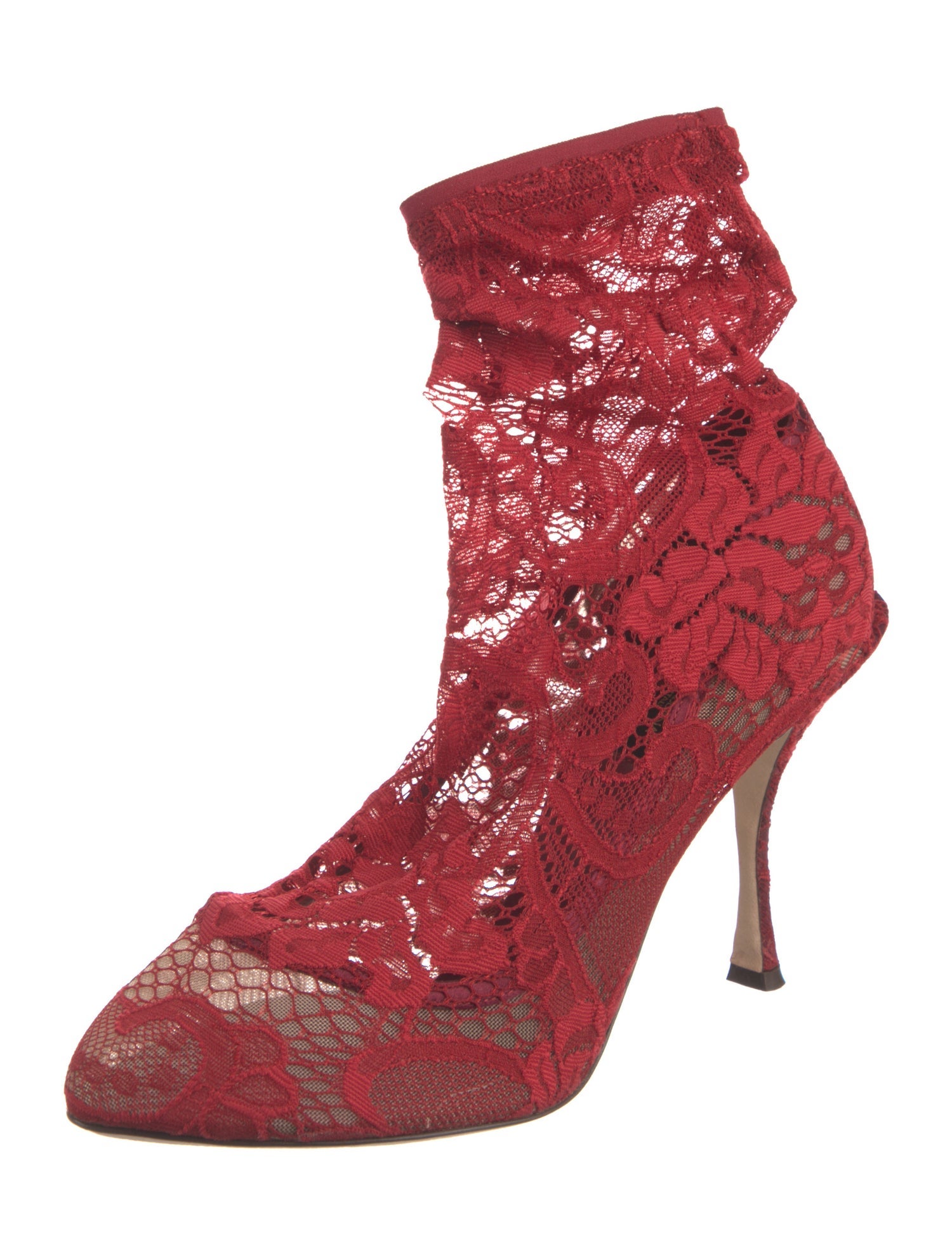 Dolce & Gabbana Lace Lace Pattern Pumps