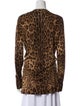 Dolce & Gabbana Virgin Wool Animal Print Sweater