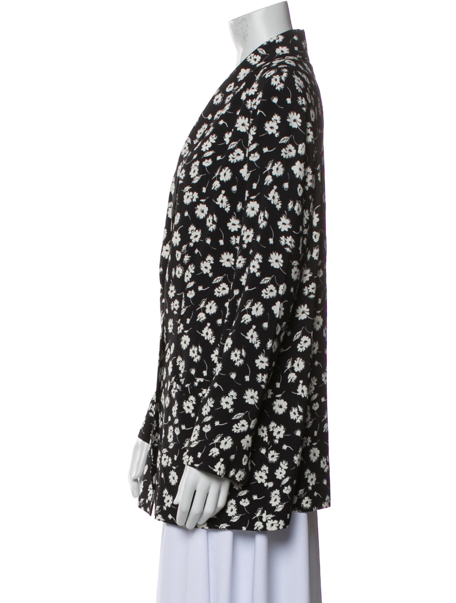 Dolce & Gabbana Silk Floral Print Blazer