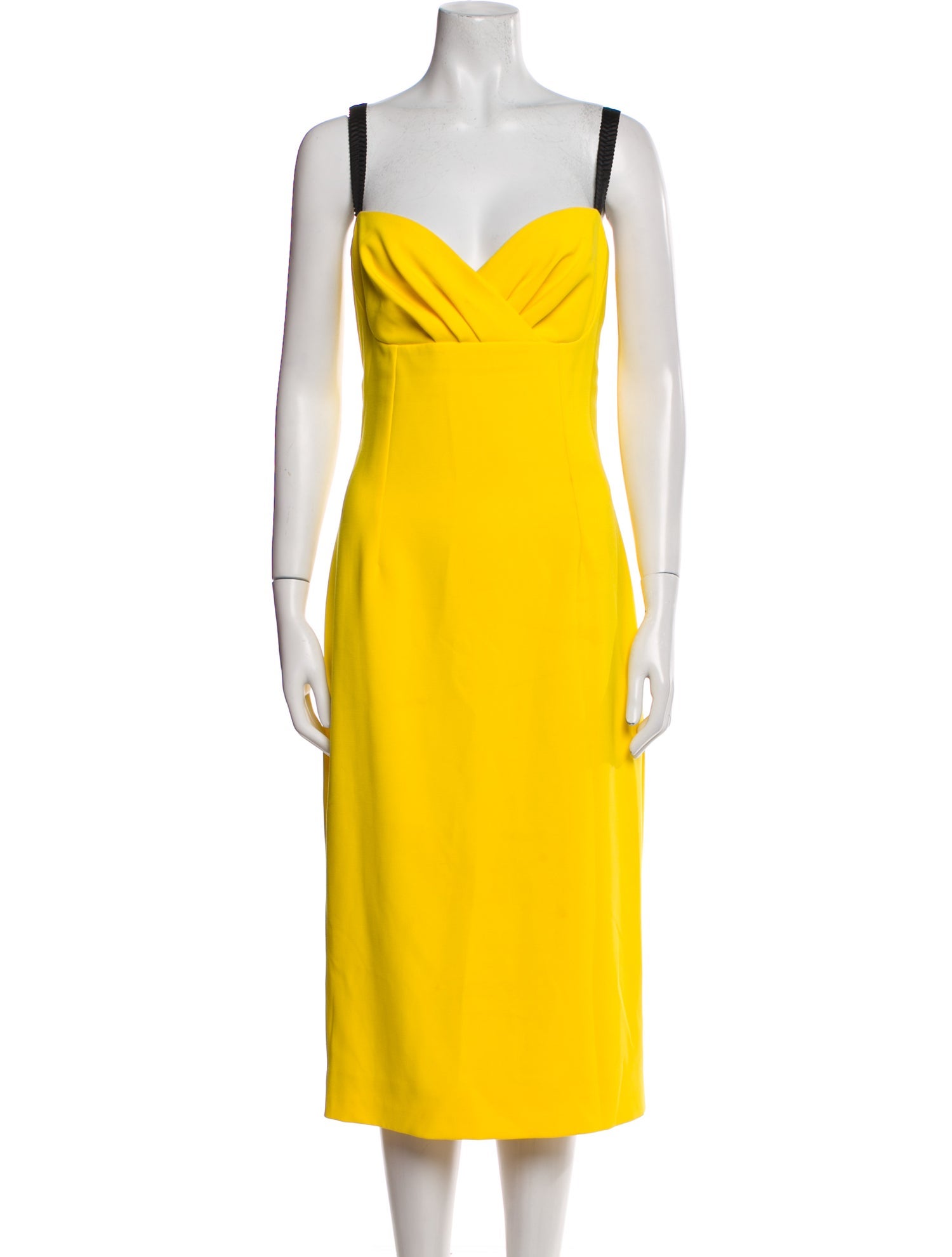 Dolce & Gabbana Square Neckline Midi Length Dress