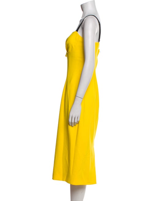 Dolce & Gabbana Square Neckline Midi Length Dress