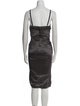 Dolce & Gabbana Silk Midi Length Dress