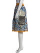 Dolce & Gabbana Silk Knee-Length Skirt