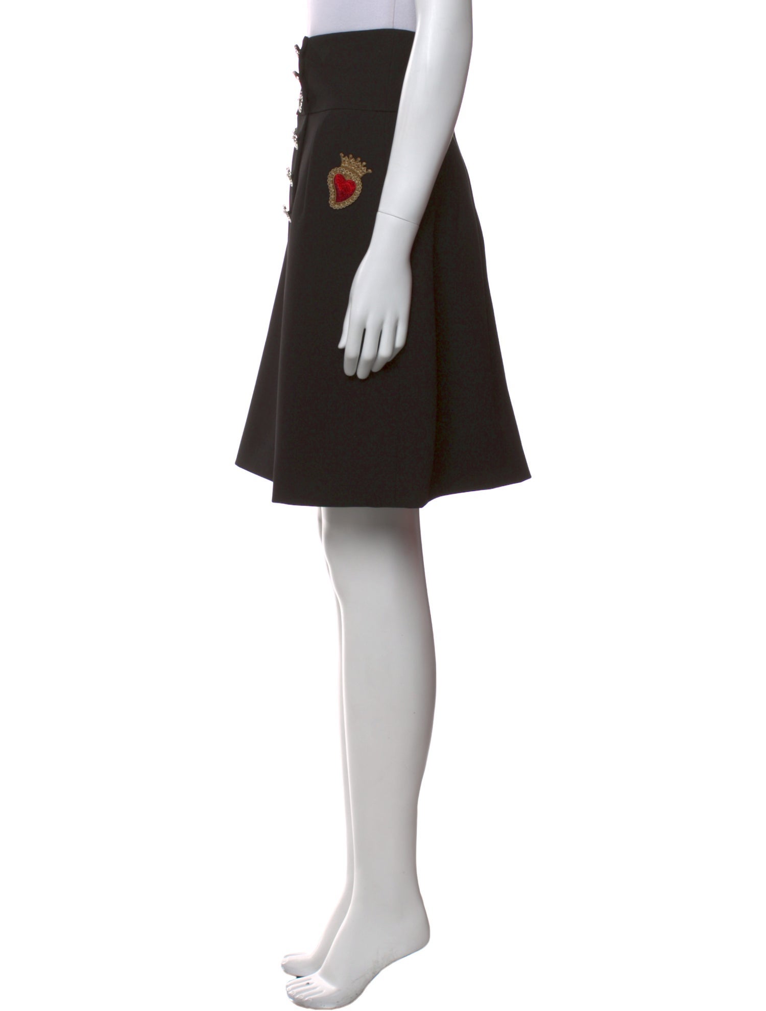 Dolce & Gabbana Wool Knee-Length Skirt