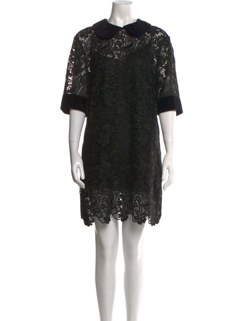 Dolce & Gabbana Crew Neck Mini Dress