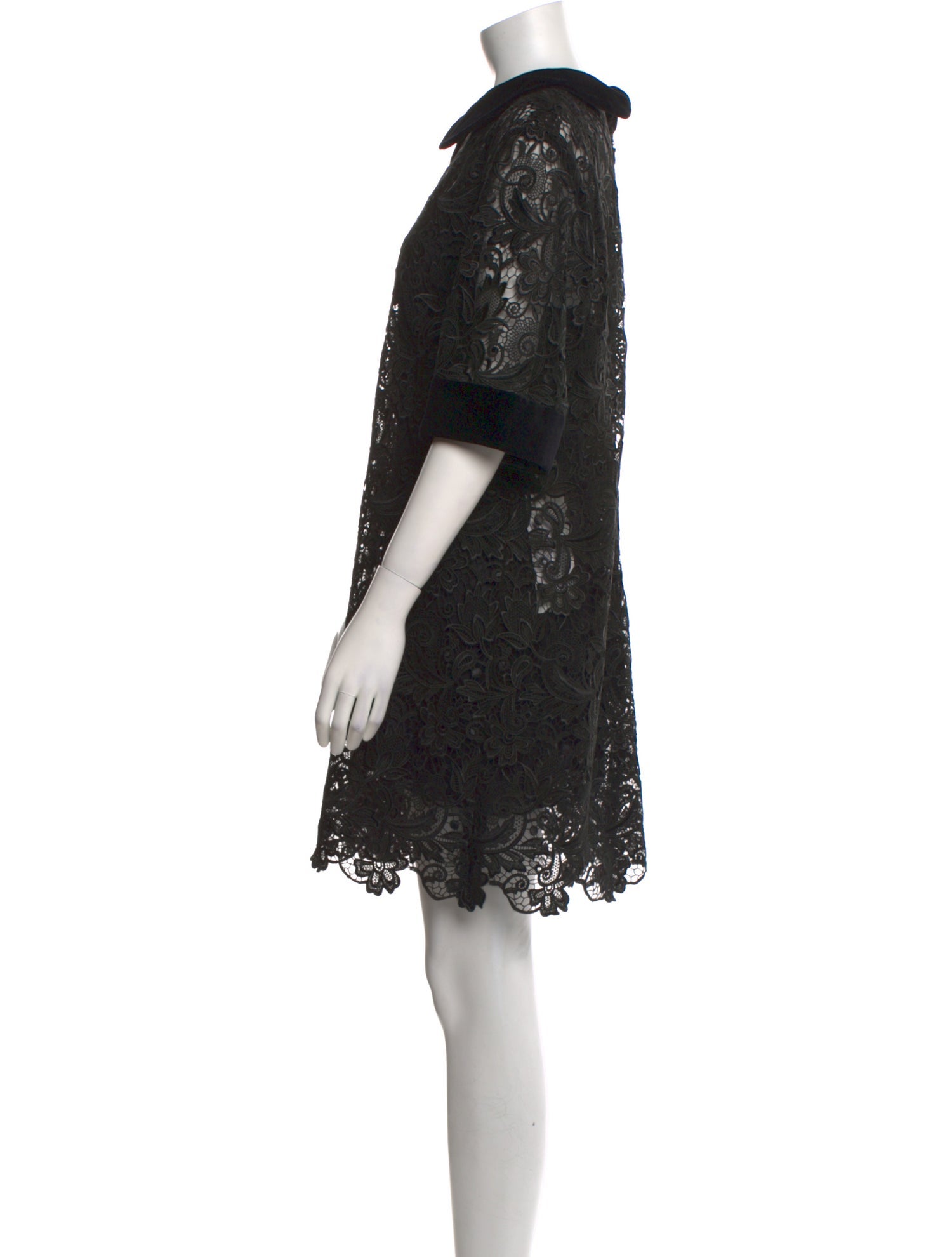 Dolce & Gabbana Crew Neck Mini Dress