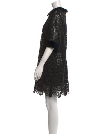 Dolce & Gabbana Crew Neck Mini Dress