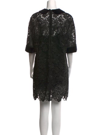 Dolce & Gabbana Crew Neck Mini Dress