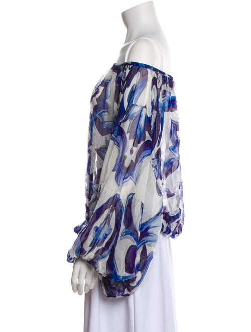 Dolce & Gabbana Silk Printed Blouse