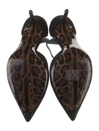 Dolce & Gabbana Suede D'Orsay Pumps