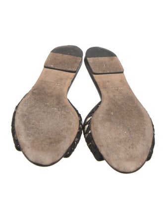 Dolce & Gabbana Lace Lace Pattern Slides