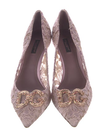 Dolce & Gabbana Lace Lace Pattern Pumps