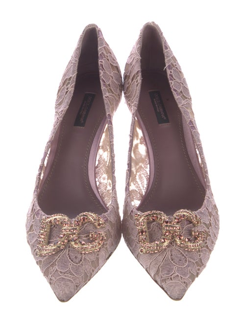 Dolce & Gabbana Lace Lace Pattern Pumps