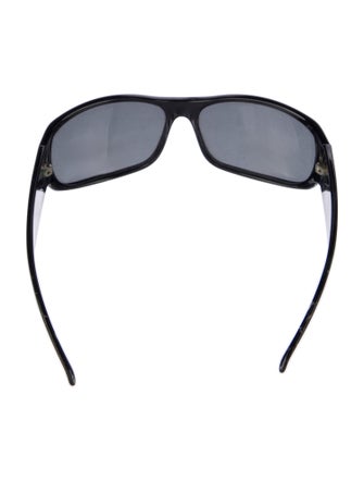 Dolce & Gabbana Signature Logo Shield Sunglasses