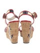 Dolce & Gabbana Patent Leather Printed Sandals