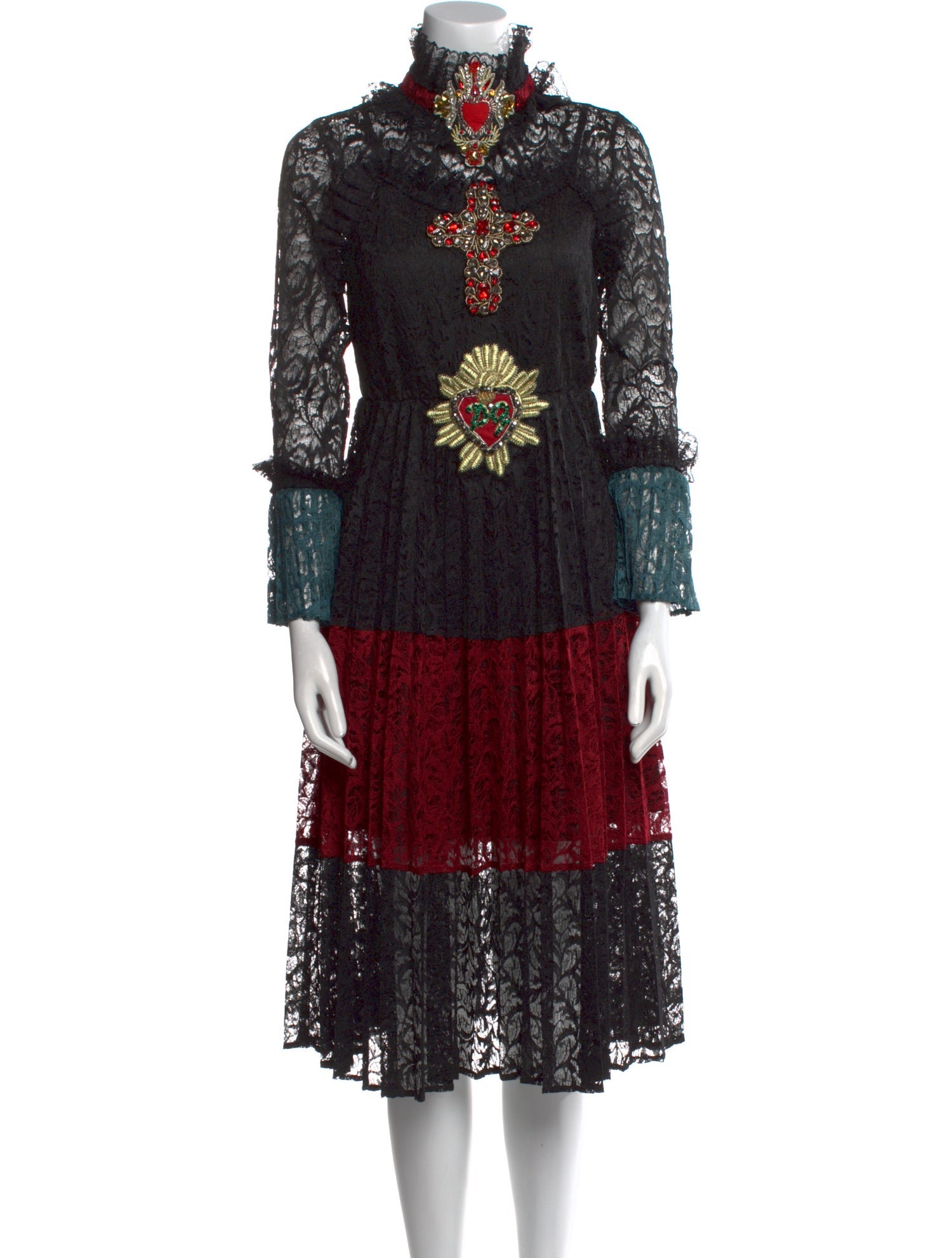 Dolce & Gabbana Lace Midi Length Dress