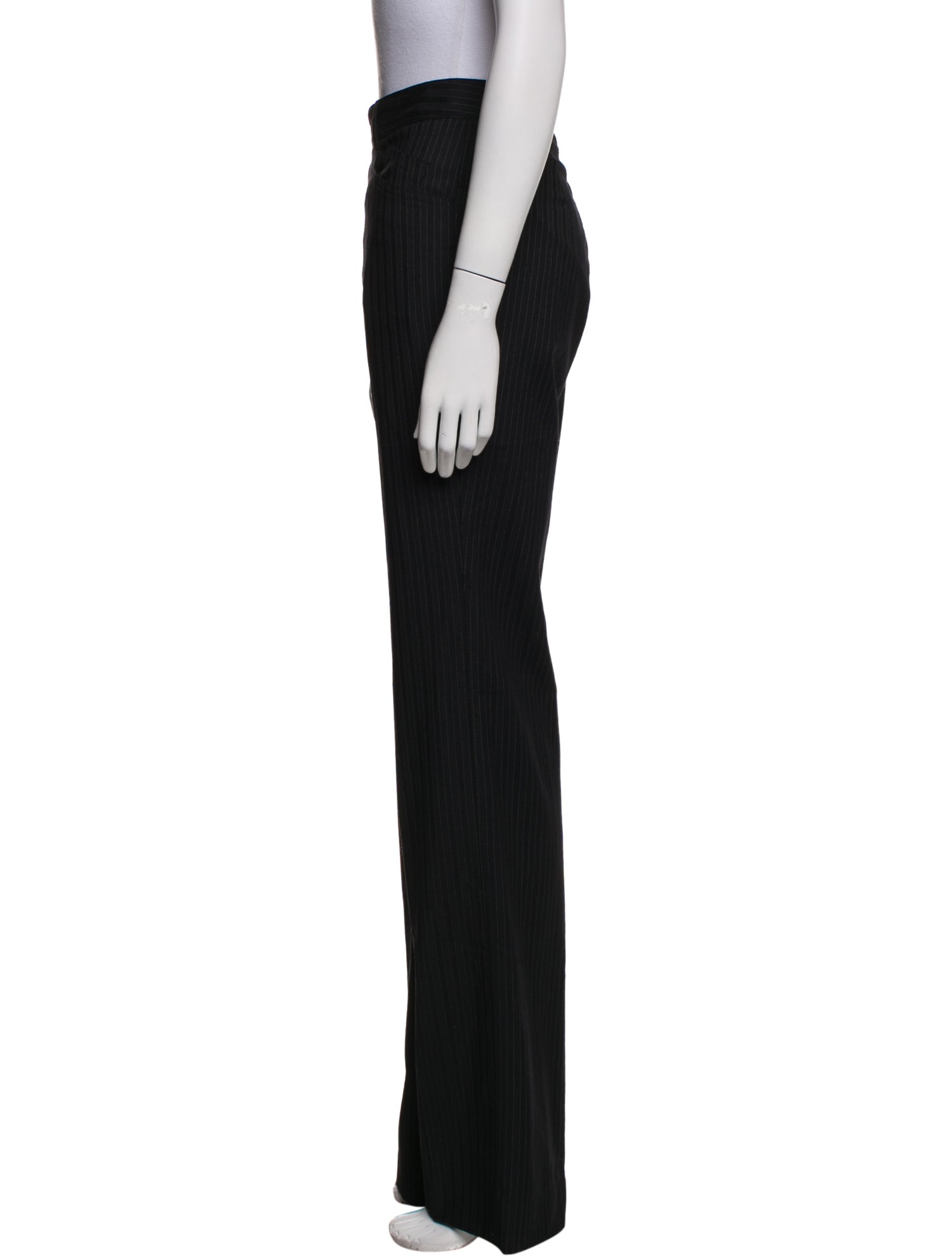 Dolce & Gabbana Virgin Wool Wide Leg Pants