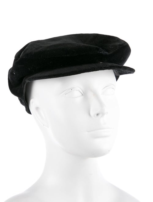 Dolce & Gabbana Velvet Newsboy Cap