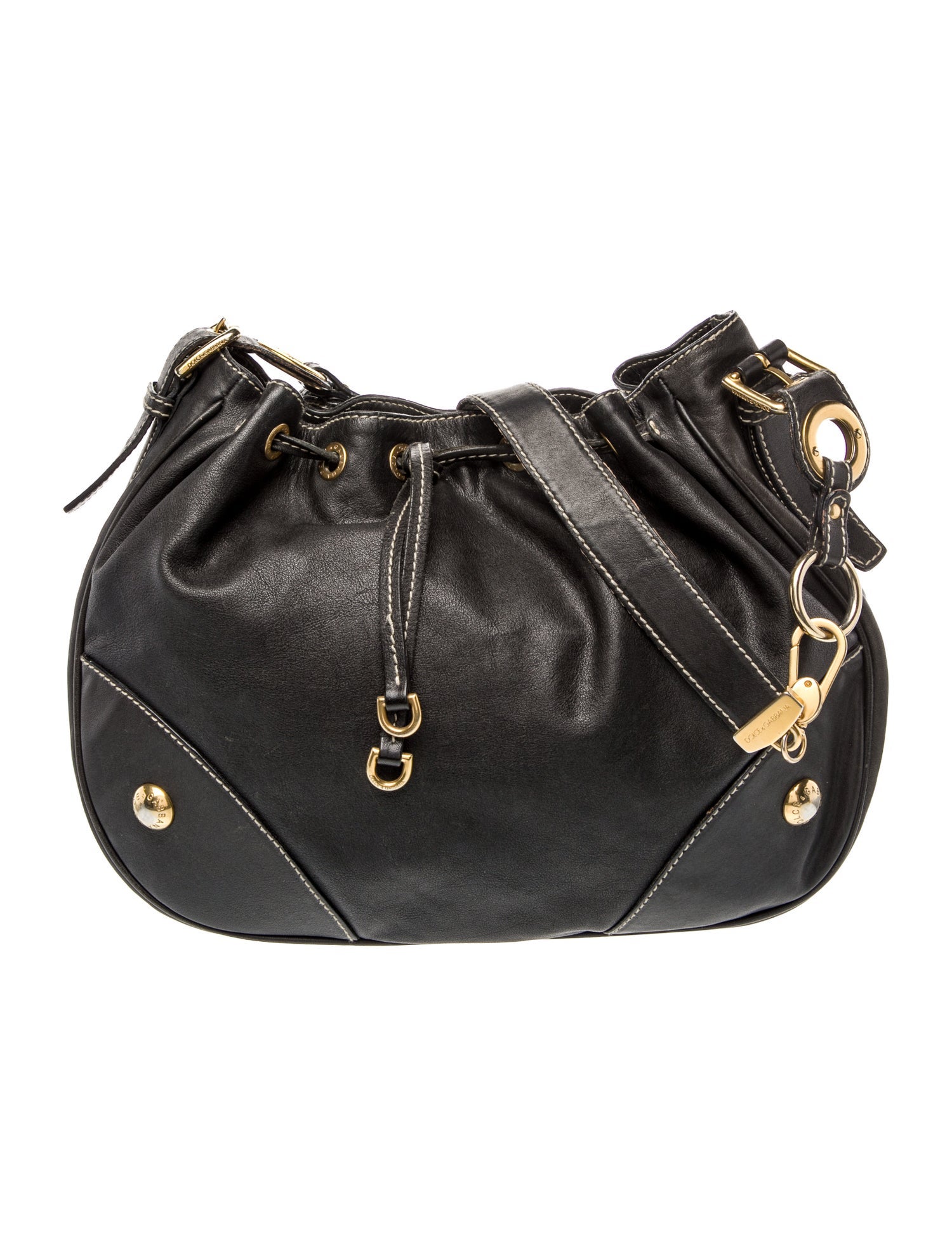 Dolce & Gabbana Leather Bucket Bag Vintage