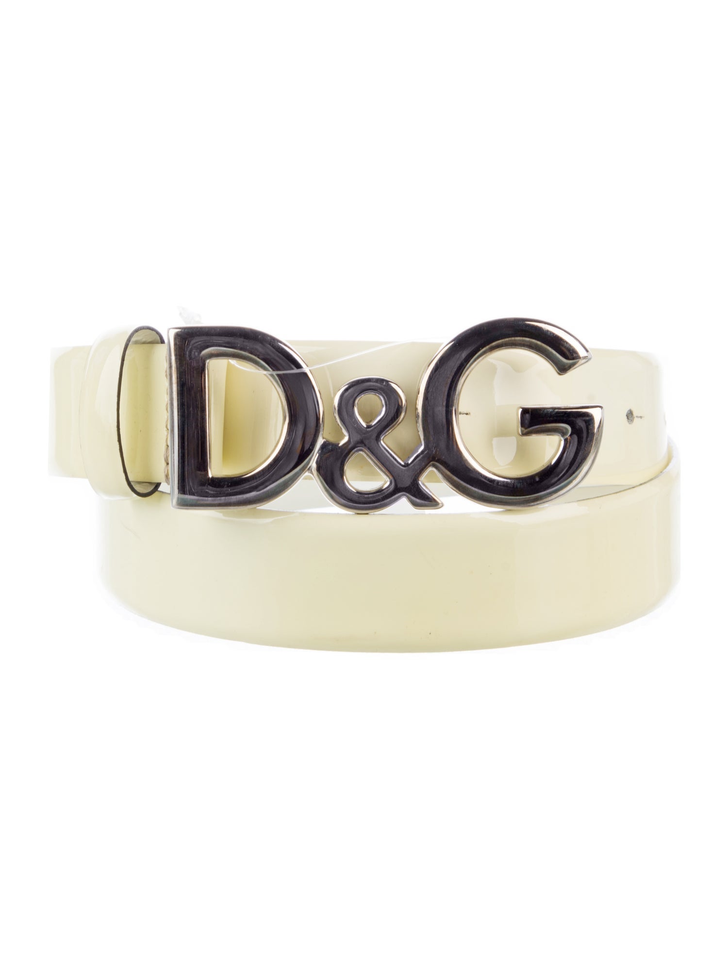 D&G Vintage Patent Leather Belt