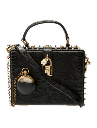 Dolce & Gabbana Leather Top Handle Bag
