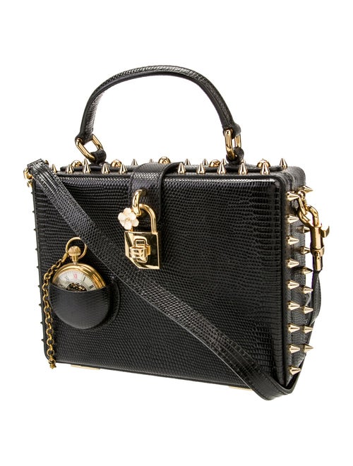 Dolce & Gabbana Leather Top Handle Bag