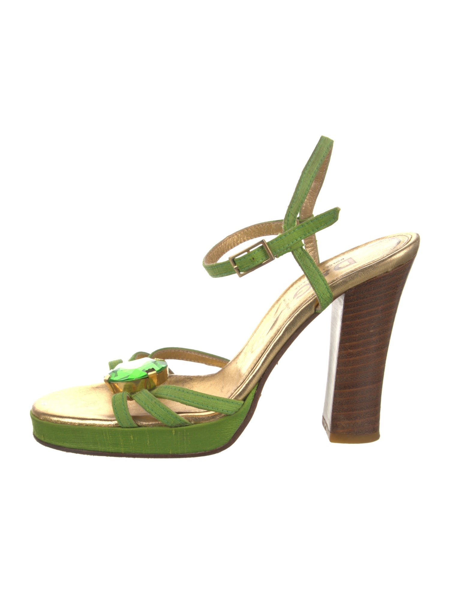 Dolce & Gabbana Suede Slingback Sandals