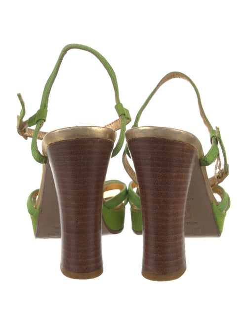 Dolce & Gabbana Suede Slingback Sandals