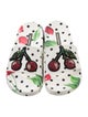 Dolce & Gabbana Rubber Polka Dot Print Slides