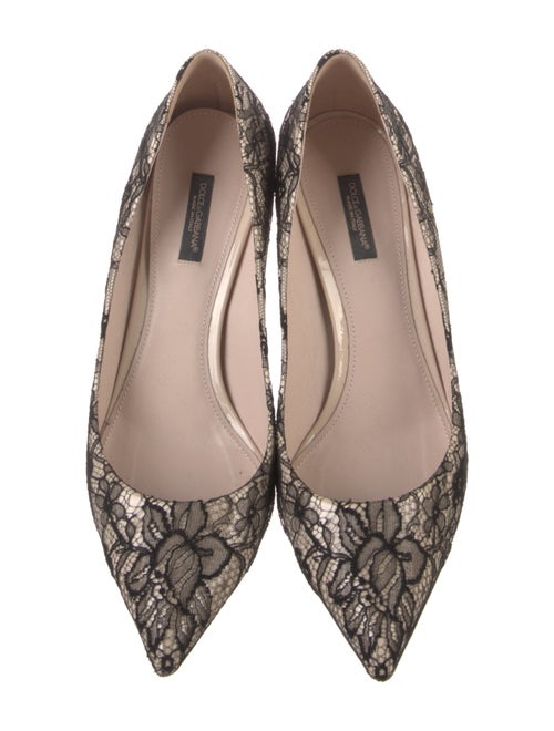 Dolce & Gabbana Lace Printed Pumps