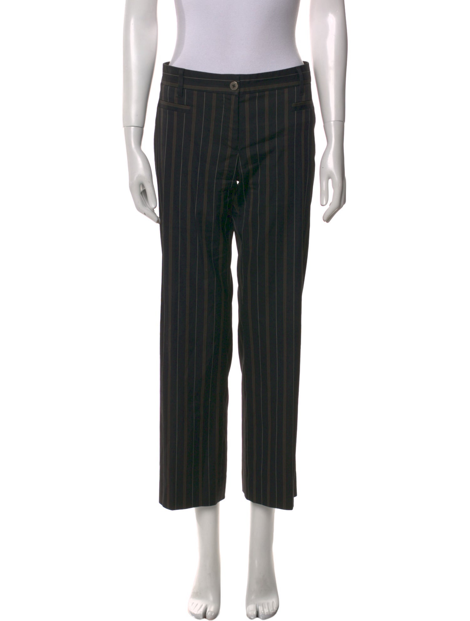 Dolce & Gabbana Striped Straight Leg Pants