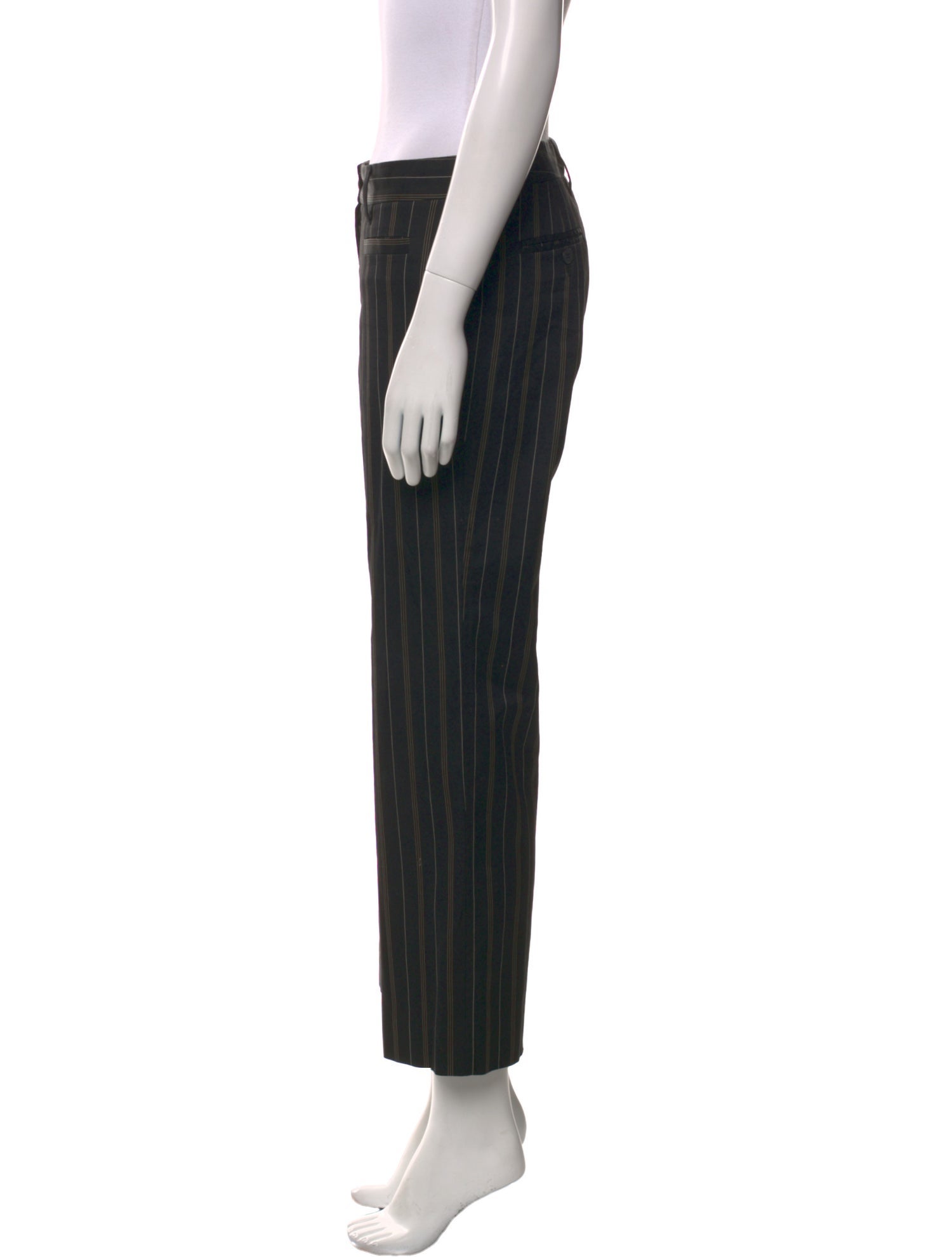 Dolce & Gabbana Striped Straight Leg Pants