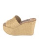 Dolce & Gabbana Straw Espadrilles