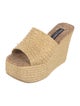 Dolce & Gabbana Straw Espadrilles