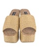 Dolce & Gabbana Straw Espadrilles
