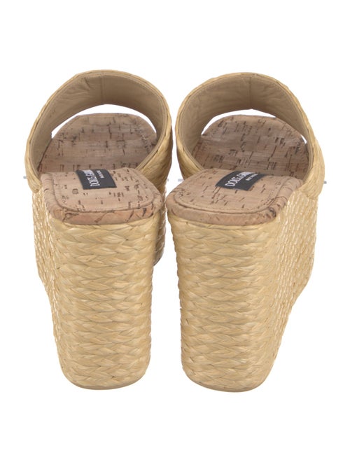 Dolce & Gabbana Straw Espadrilles