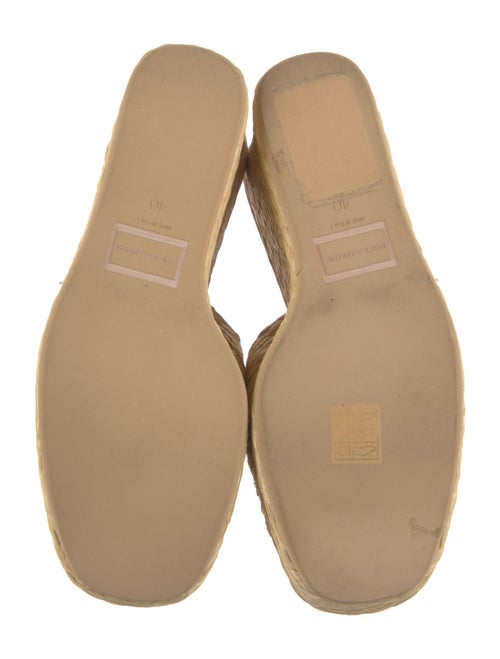 Dolce & Gabbana Straw Espadrilles