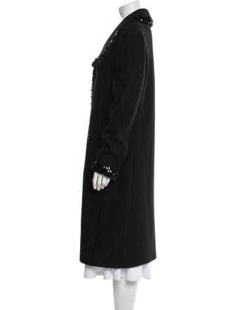 Dolce & Gabbana Wool Faux Fur Coat