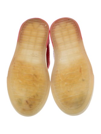 Dolce & Gabbana Leather Printed Sneakers