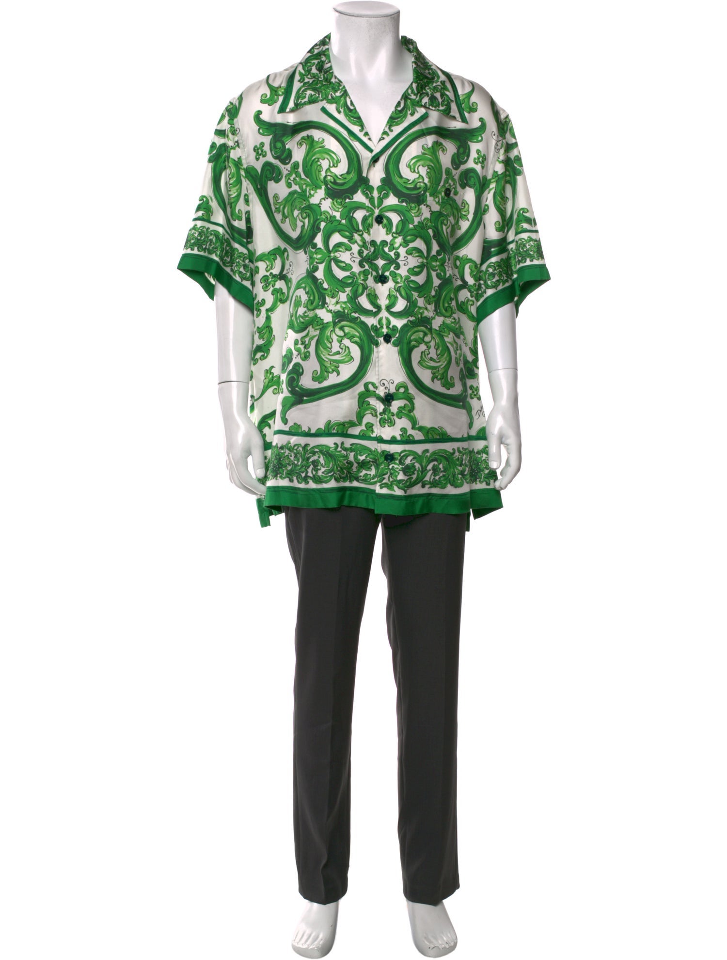 Dolce & Gabbana Silk Printed Shirt